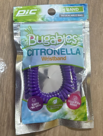 Pulseira de Citronela com Aroma (Citronella Wrist Band Scent)