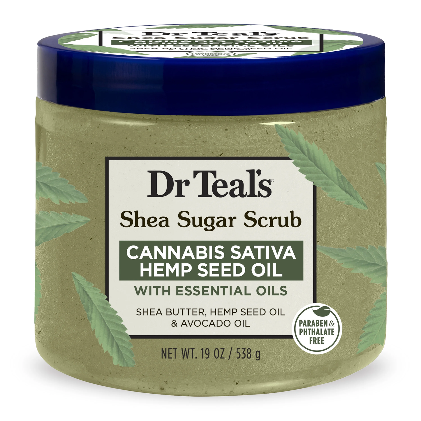 Dr Teals - Shea Sugar Scrub Cannabis