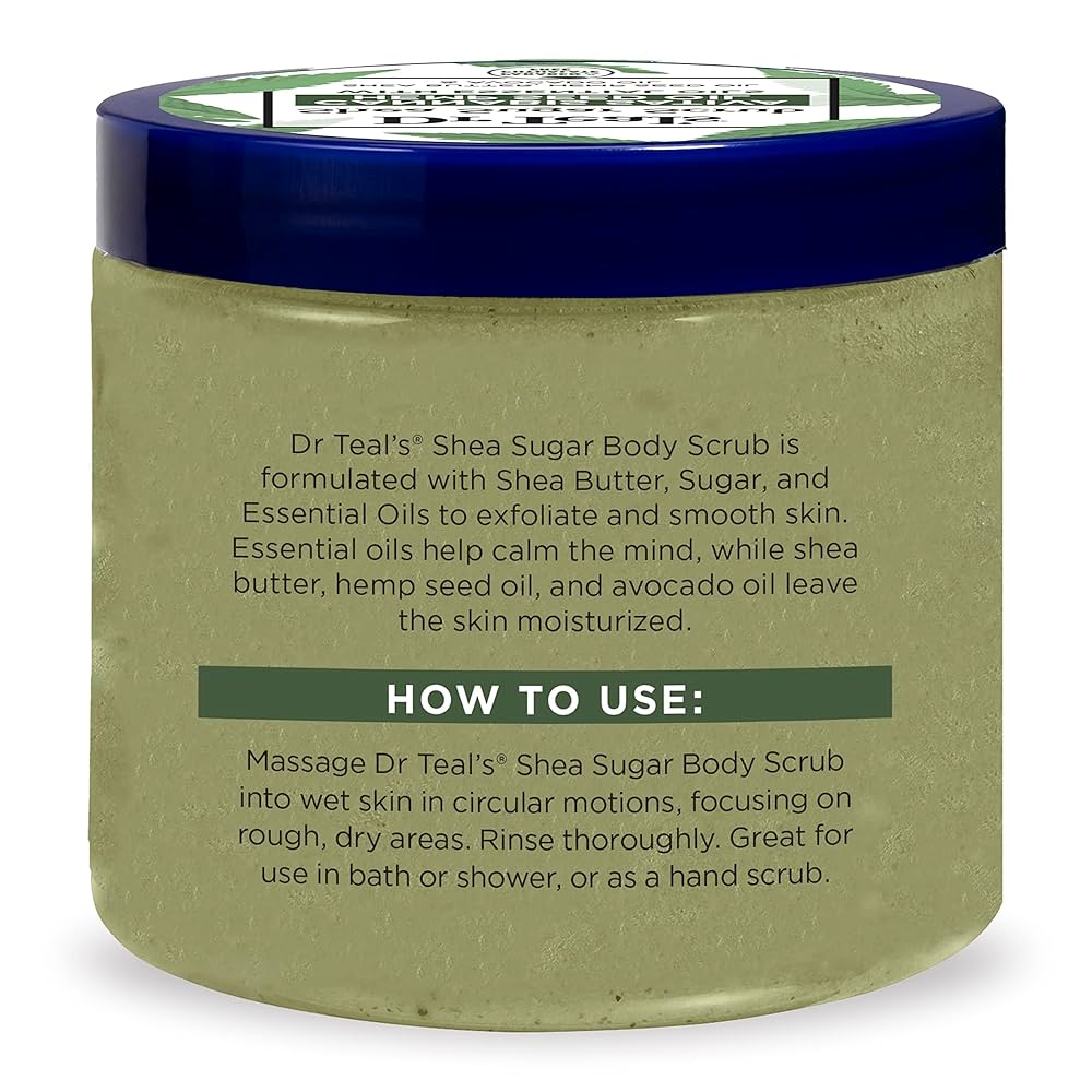 Dr Teals - Shea Sugar Scrub Cannabis