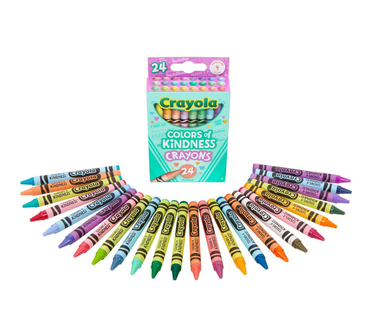 Crayola Colors of Kindness Crayons - 24 Count