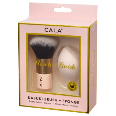Cala Kabuki Brush + Sponge Set