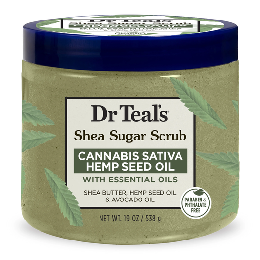 Dr Teals - Shea Sugar Scrub Cannabis