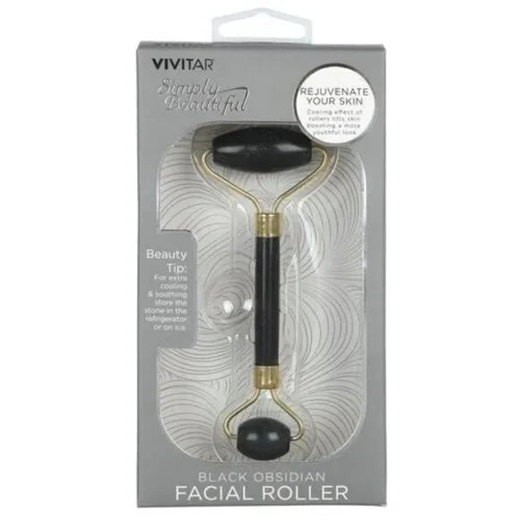 Vivitar Simply Beautiful Black Obsidian Facial Roller