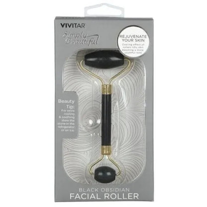 Vivitar Simply Beautiful Black Obsidian Facial Roller