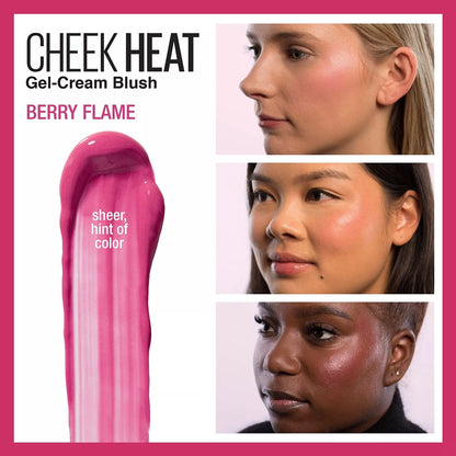 Maybelline Cheek Heat Gel-cream Blush #35 Berry Flame